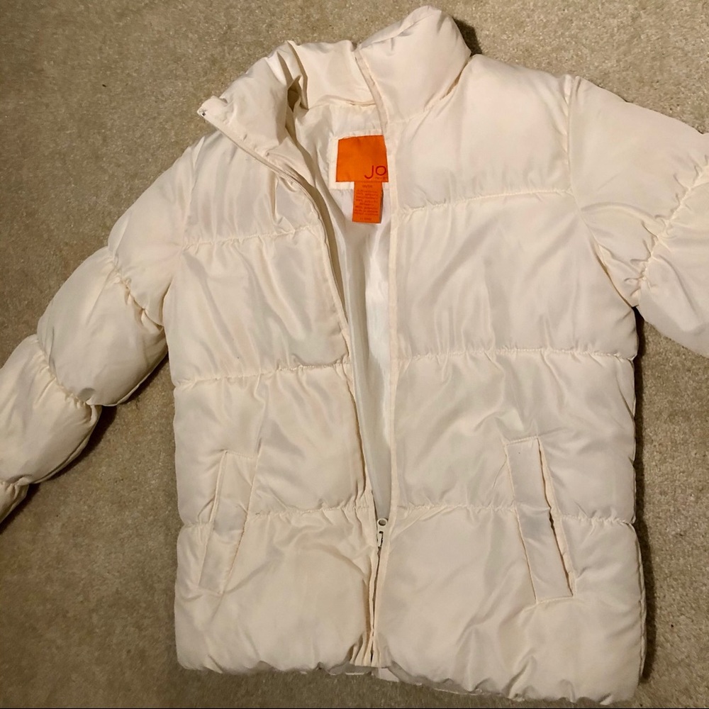 Joe Fresh White Puffer Jacket